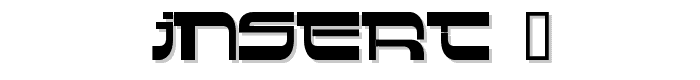 Insert 4 font
